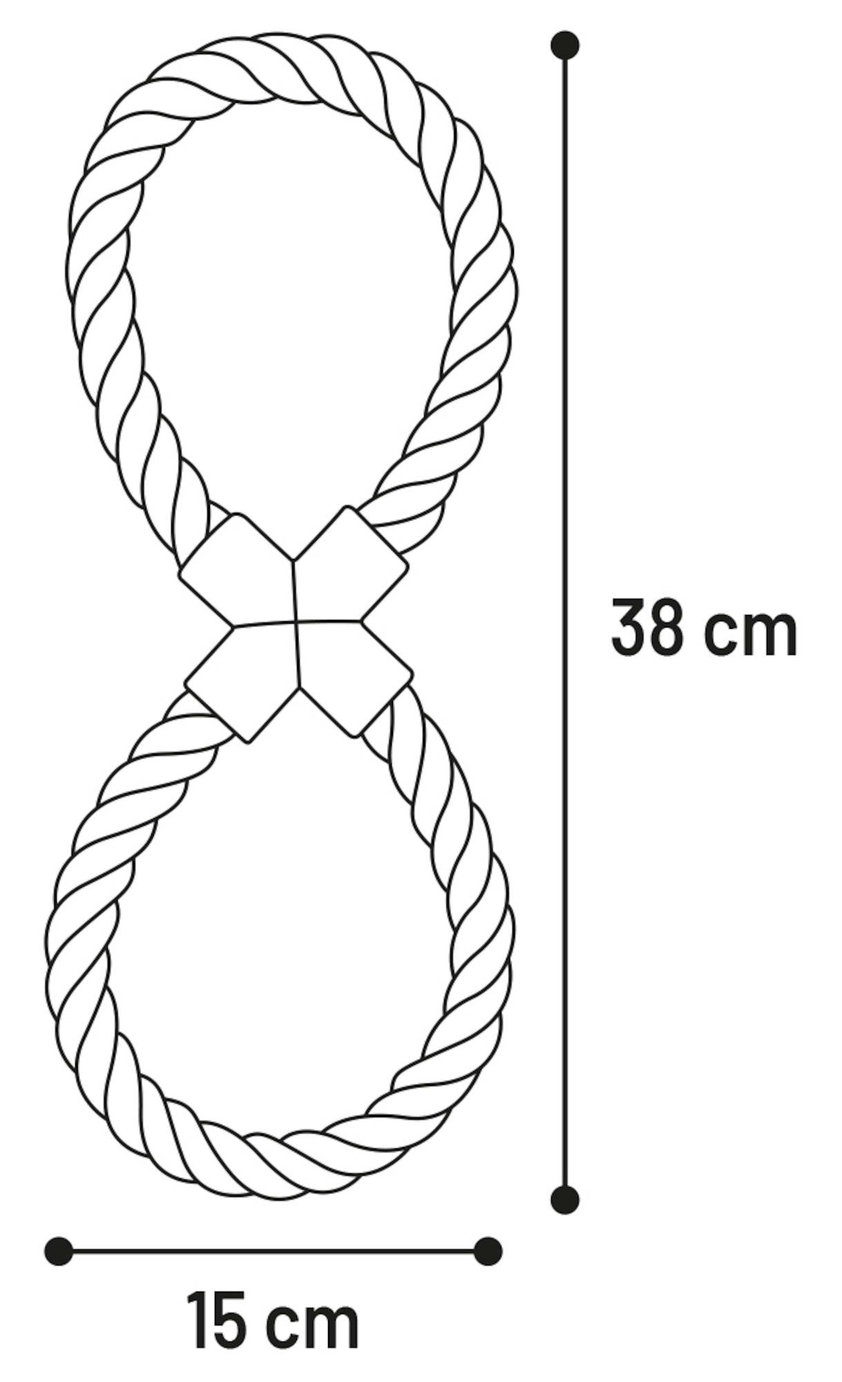 Flamingo Speelgoed Jim Trektouw & 8-vorm Blauw