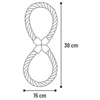 Flamingo Speelgoed Jim Trektouw & 8-vorm Blauw