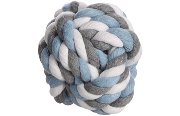 Flamingo Spielzeug Jim Knotenball Blau