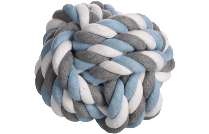 Flamingo Spielzeug Jim Knotenball Blau