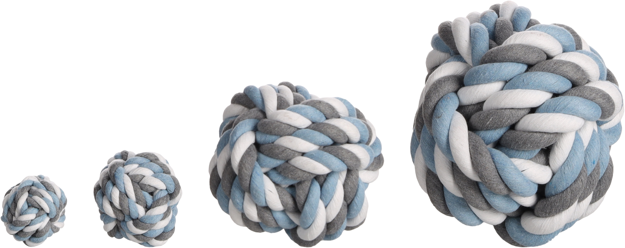 Flamingo Spielzeug Jim Knotenball Blau