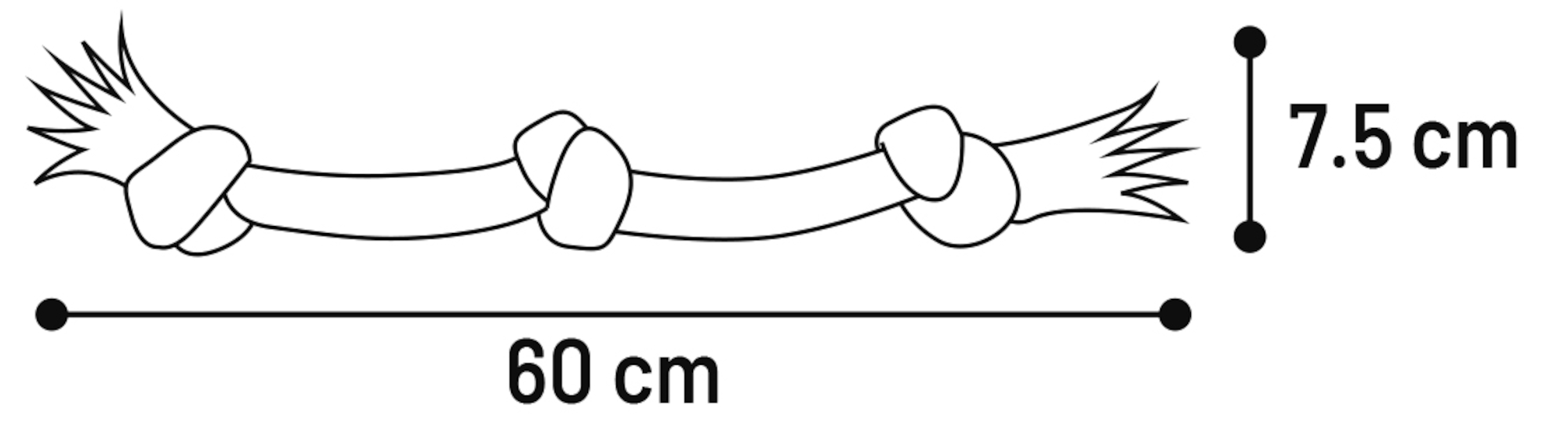 Flamingo Toy Joe Cord with 3 knots Camouflage