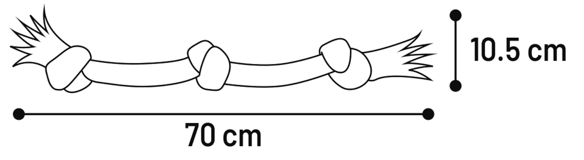Flamingo Toy Joe Cord with 3 knots Camouflage