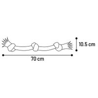 Flamingo Toy Joe Cord with 3 knots Camouflage