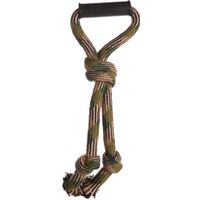 Flamingo Toy Joe Tug rope with 3 knots Camouflage