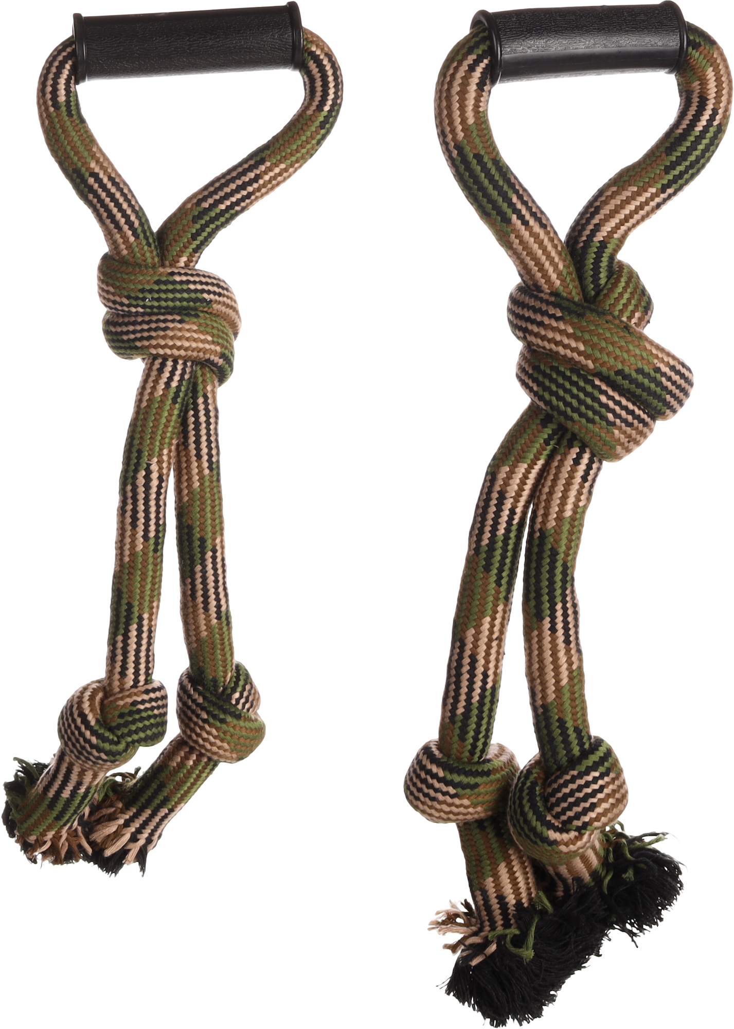 Flamingo Toy Joe Tug rope with 3 knots Camouflage