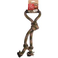 Flamingo Toy Joe Tug rope with 3 knots Camouflage