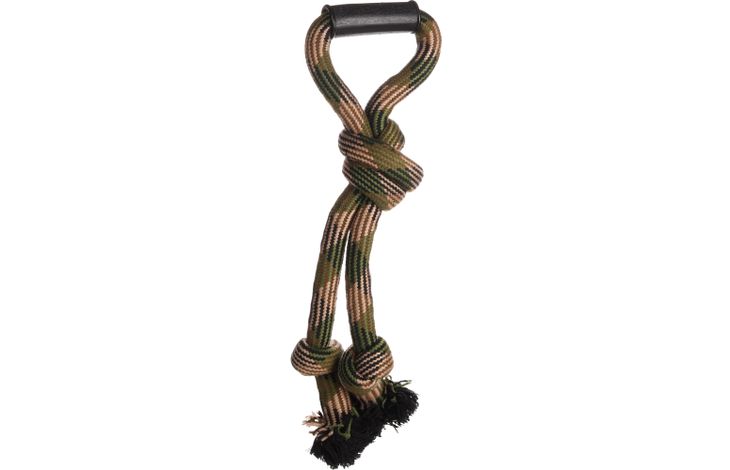 Flamingo Jouet Joe Corde à tirer avec 3 noeuds Camouflage