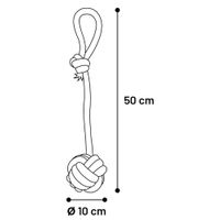 Flamingo Toy Joe Tug rope & Knotted ball Camouflage