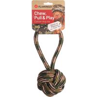 Flamingo Toy Joe Tug rope & Knotted ball Camouflage