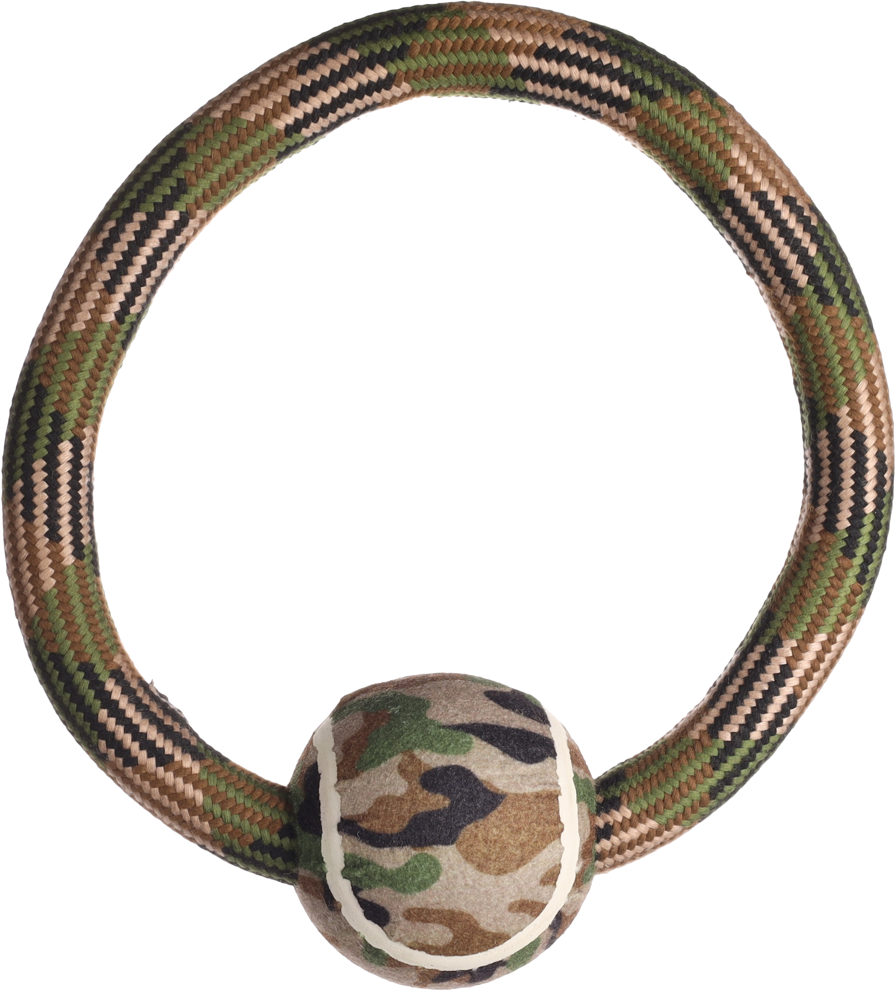 Flamingo Toy Joe Ring & Cord with tennis ball Camouflage