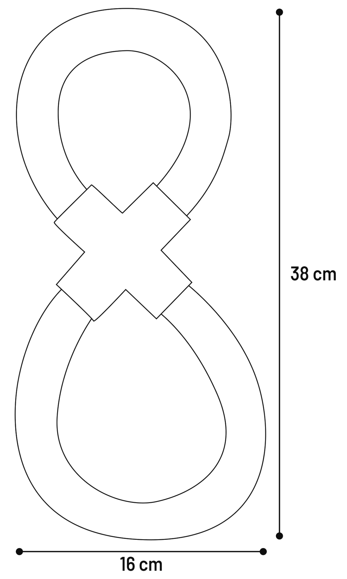 Flamingo Toy Joe Tug rope & 8-shape Camouflage