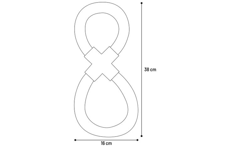 Flamingo Toy Joe Tug rope & 8-shape Camouflage