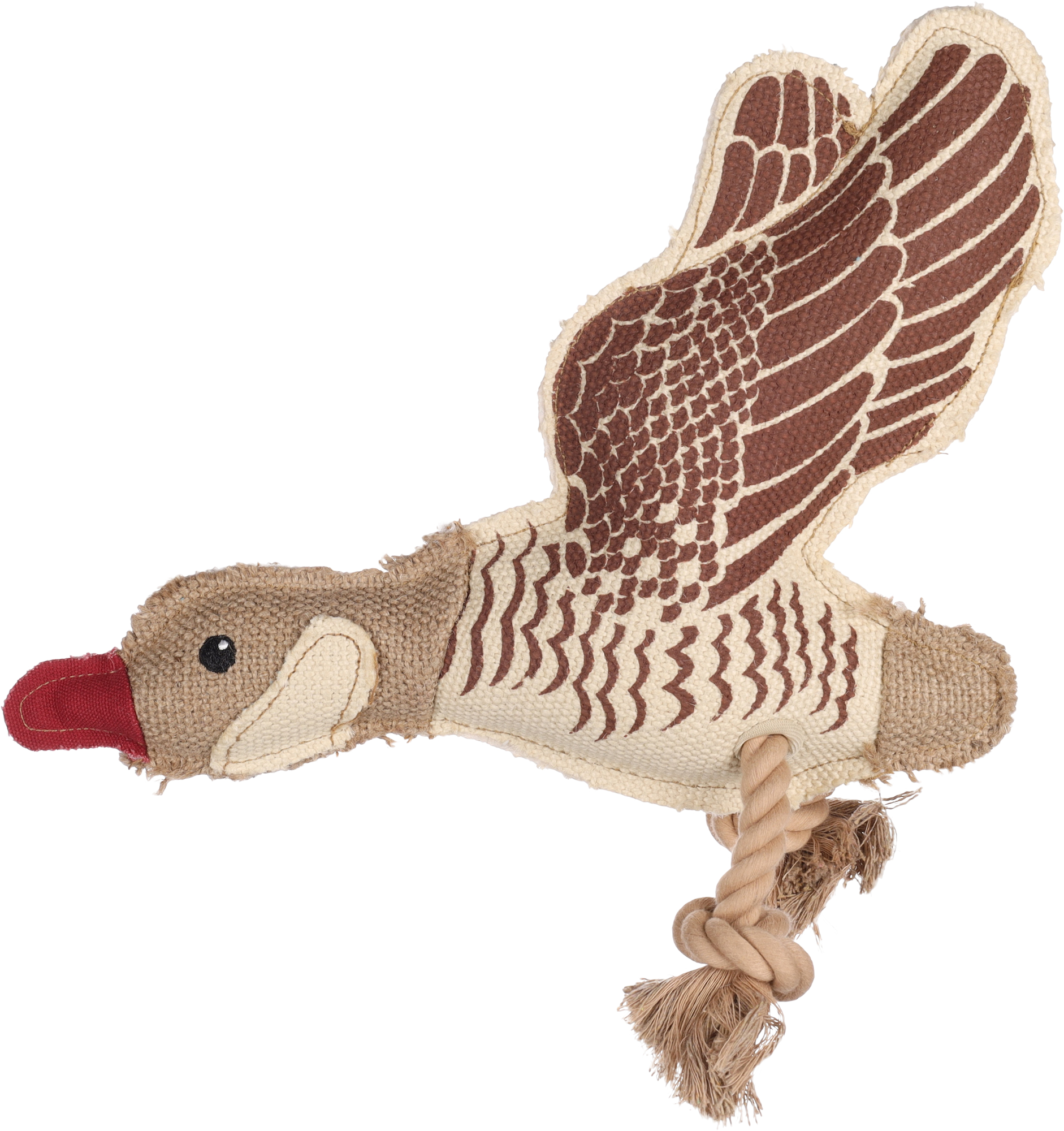 Flamingo Jouet Nada Oie avec corde Brun