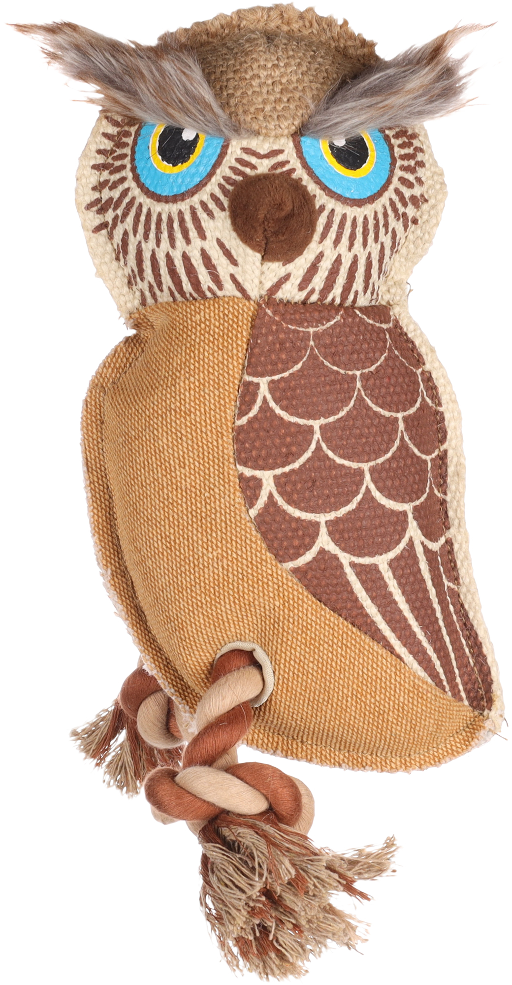 Flamingo Jouet Nada Hibou avec corde Brun