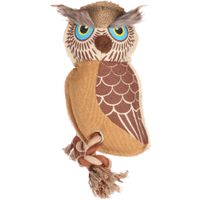 Flamingo Jouet Nada Hibou avec corde Brun