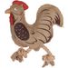 Toy Nada Rooster with rope Brown