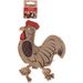 Toy Nada Rooster with rope Brown