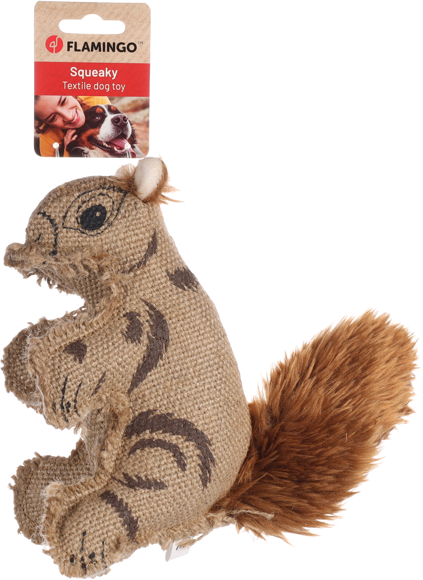 Flamingo Toy Nada Squirrel Brown