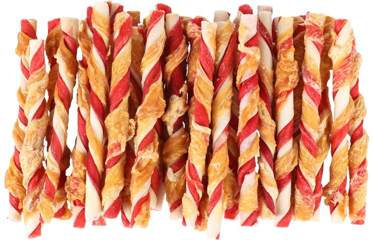 Flamingo Friandises R'hide Bâton Mélange avec poulet 12cm 10-12gr / 28-32 pcs 350gr