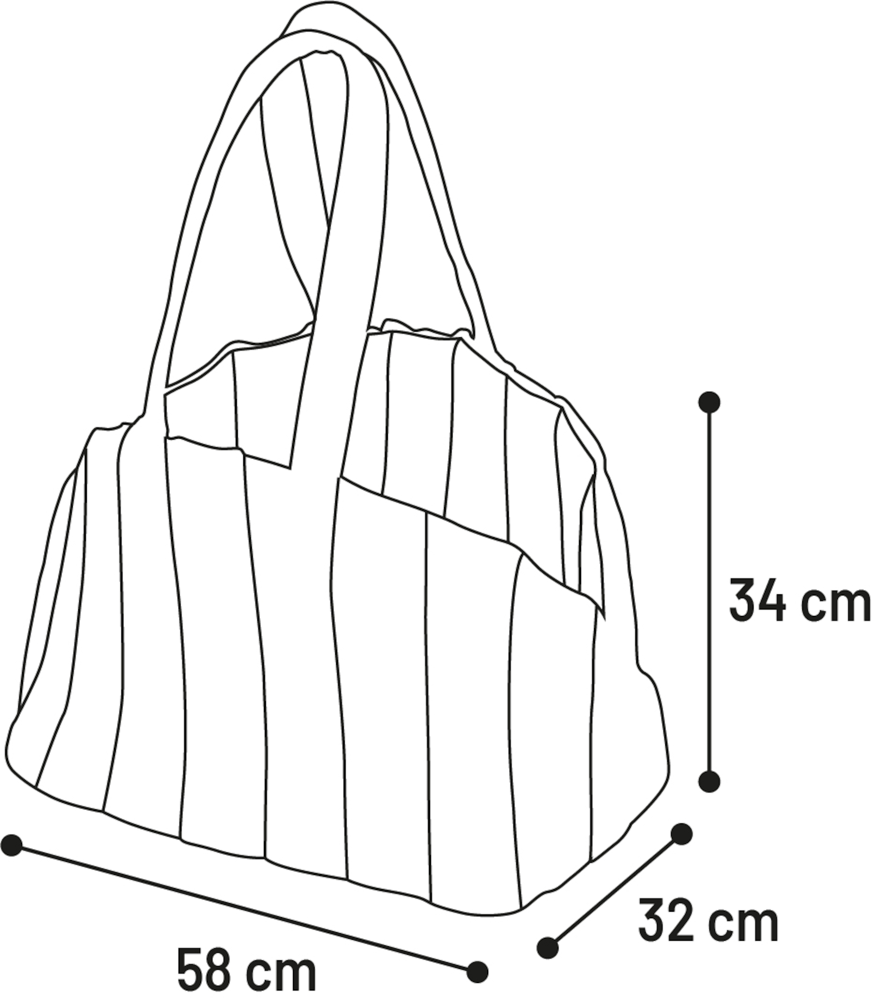 Flamingo Sac de transport Gladys Beige