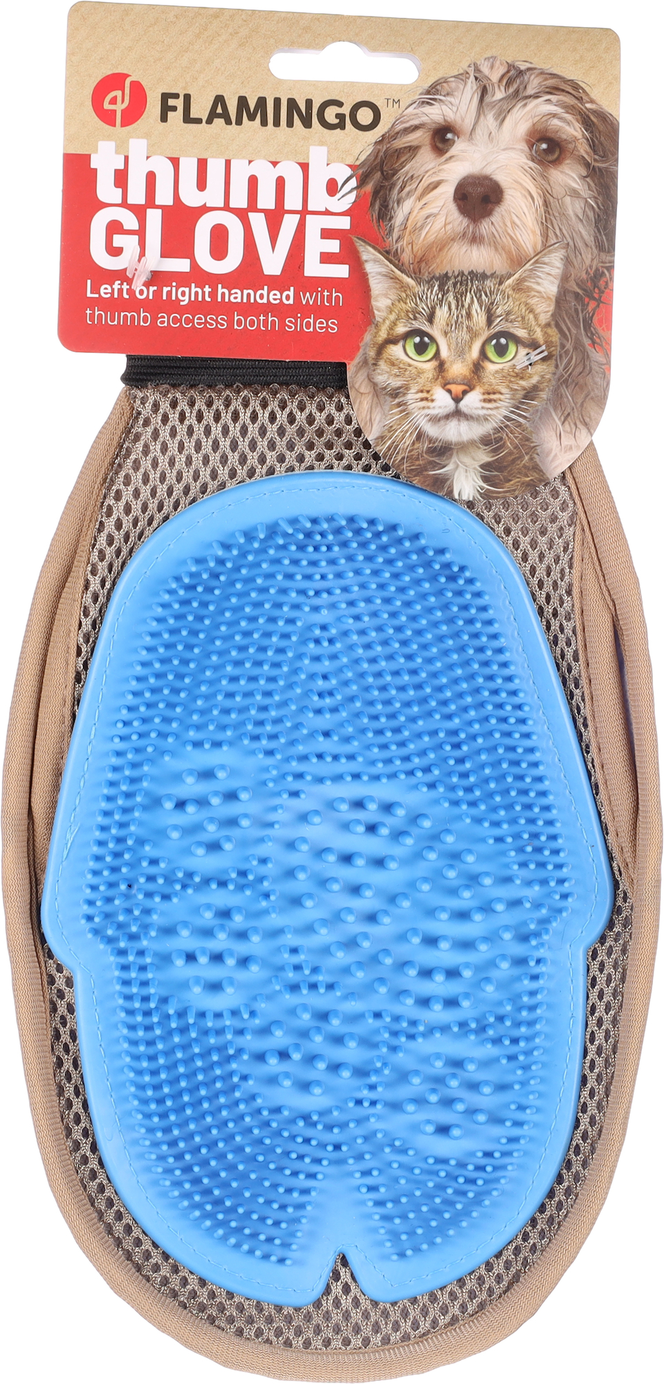 Flamingo Clothing, massage & grooming glove Weva