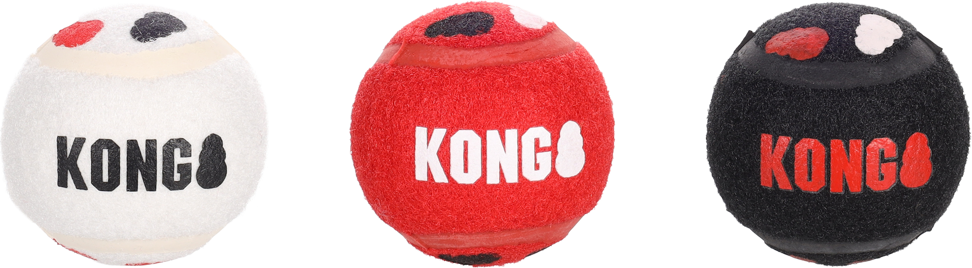 KONG Signature Ball – Hundespielzeug, Größe L, Robust, Für Apportierspiele