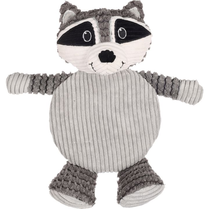 Kong® Toy Low Stuff Grey Racoon | 522775 | Flamingo Pet Products