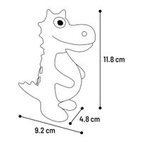 Flamingo Speelgoed Puga Dinosaurus Zwart