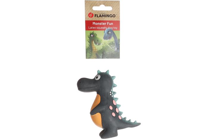 Flamingo Speelgoed Puga Dinosaurus Zwart
