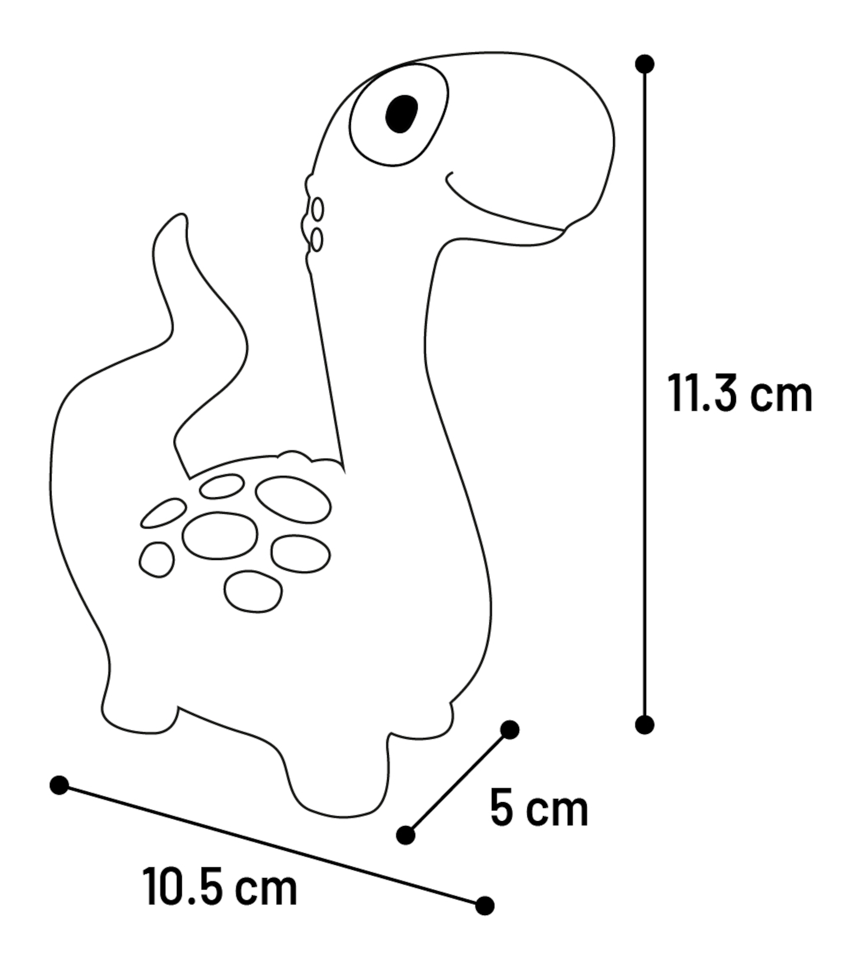Flamingo Toy Puga Dinosaur Purple