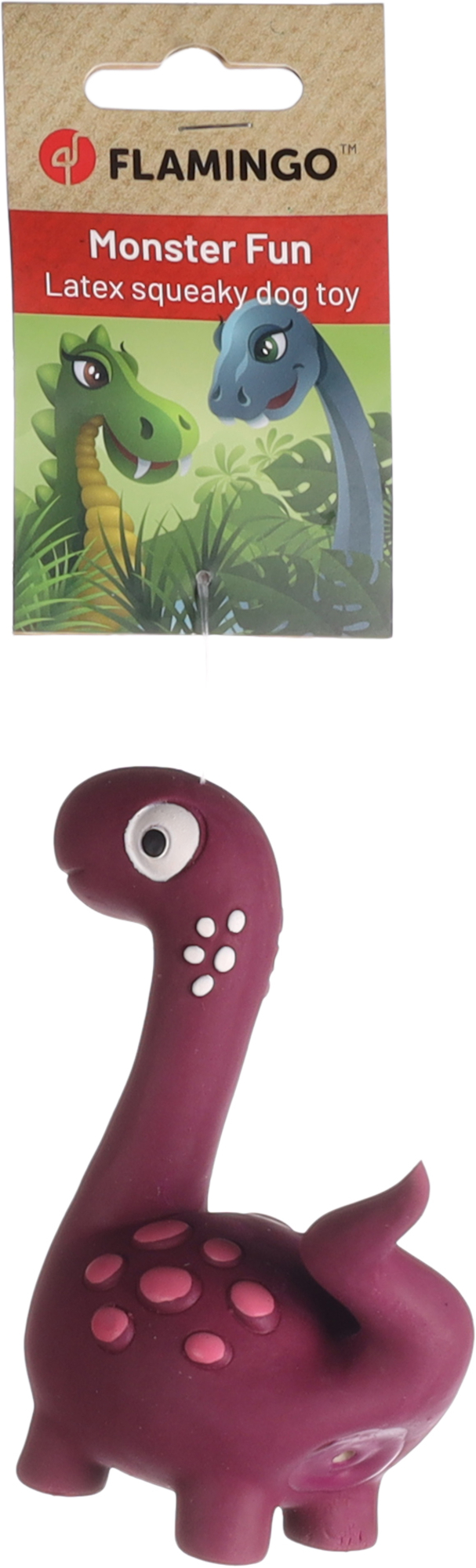 Flamingo Toy Puga Dinosaur Purple