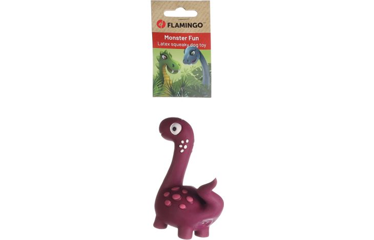 Flamingo Juguete Puga Dinosaurio Púrpura