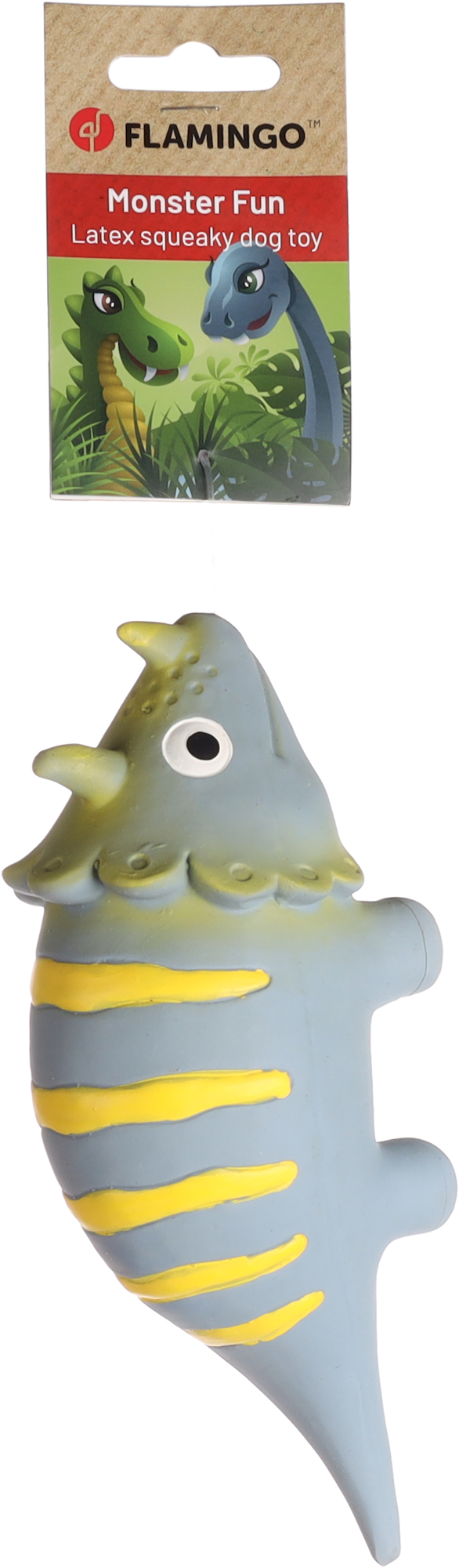 Flamingo Speelgoed Puga Dinosaurus Grijs