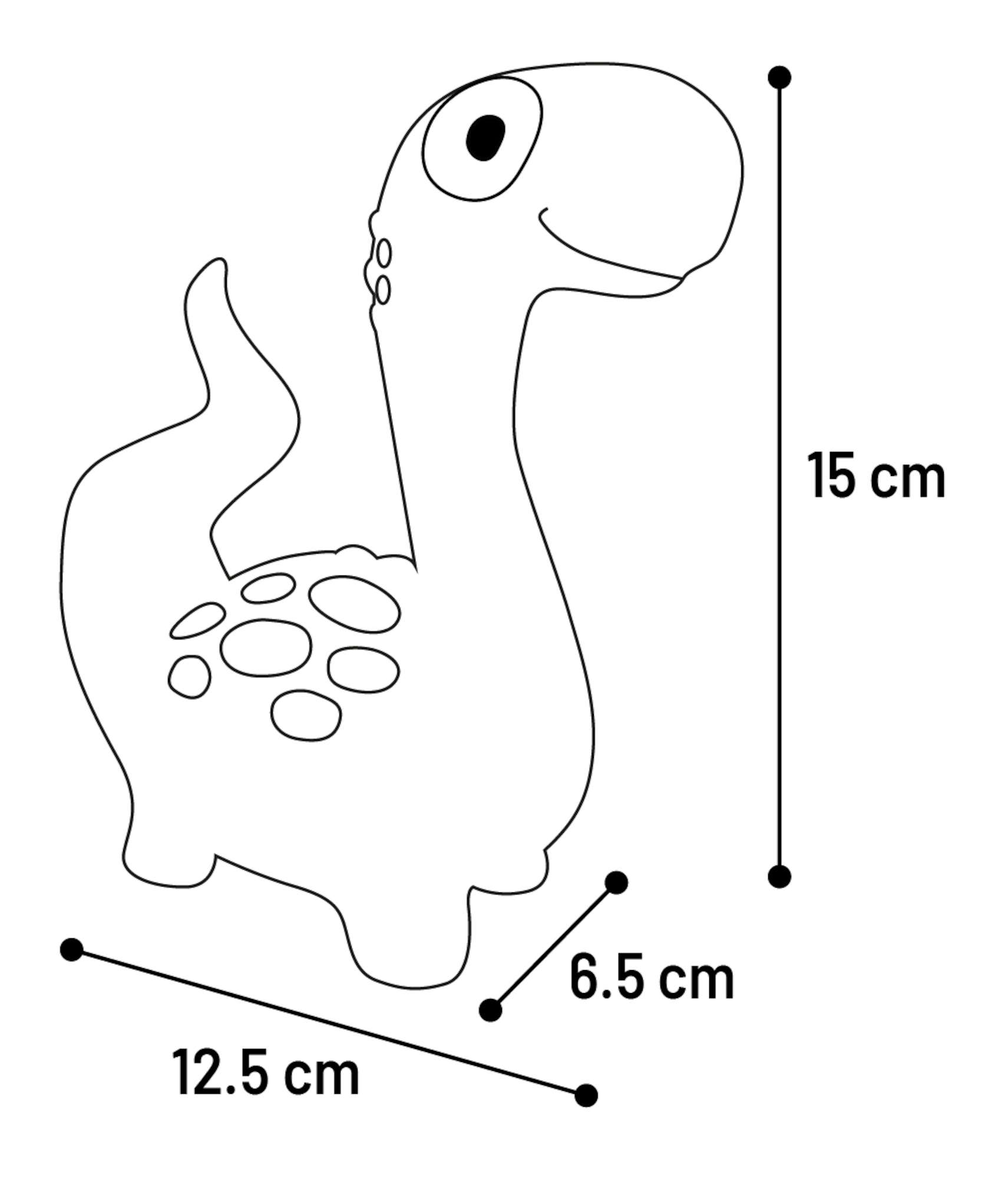 Flamingo Toy Puga Dinosaur Purple