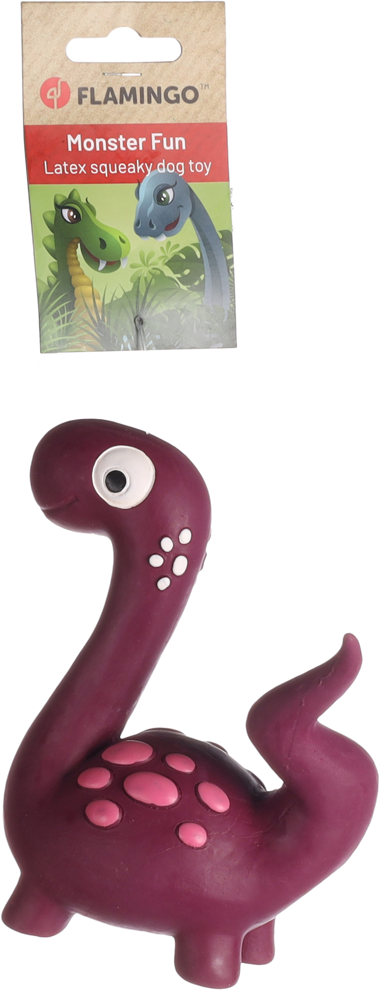 Flamingo Toy Puga Dinosaur Purple