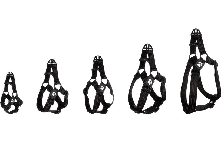Flamingo Harnas Step&Go Zorba Zwart