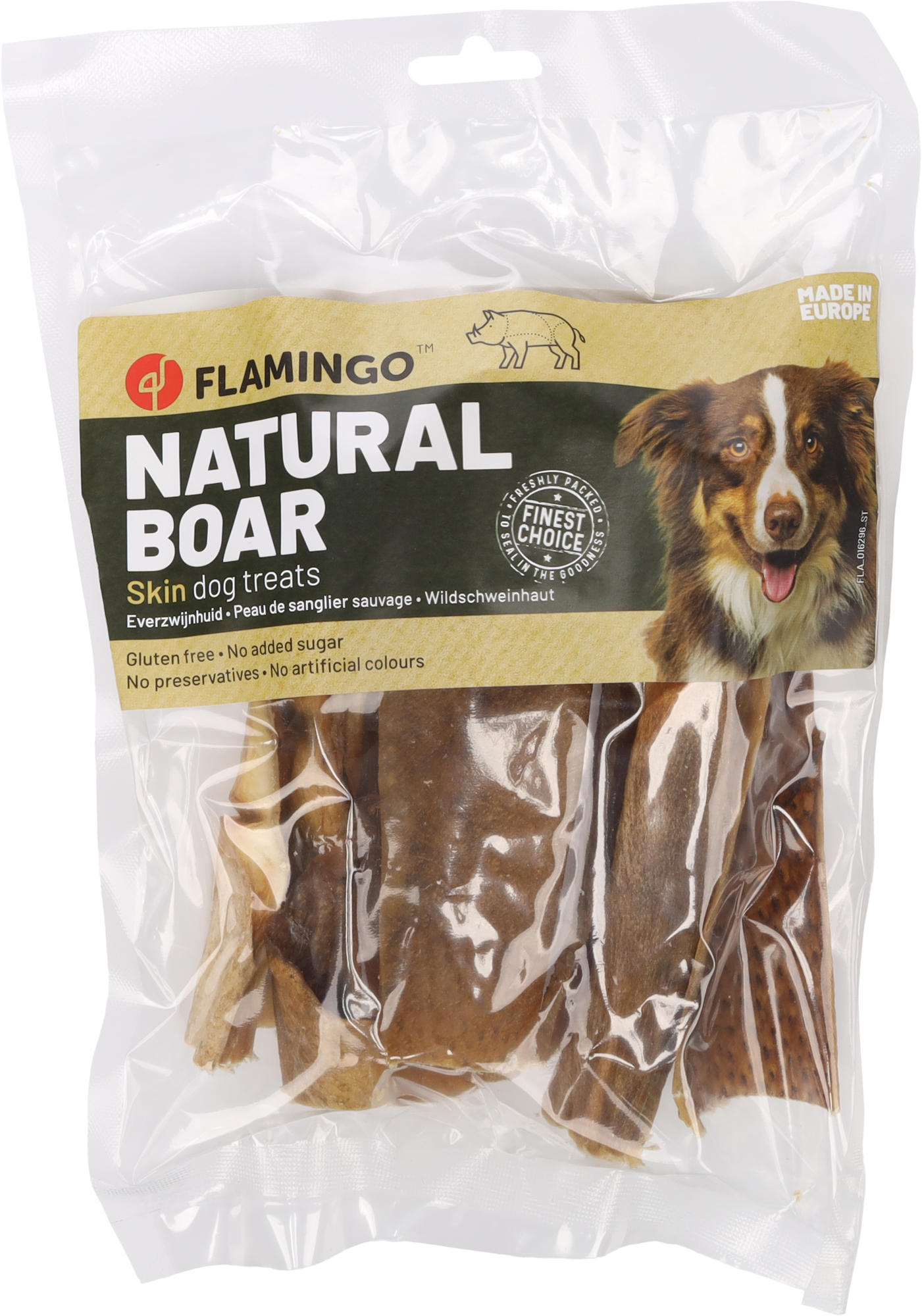Flamingo Snacks Nature Wild boar skin