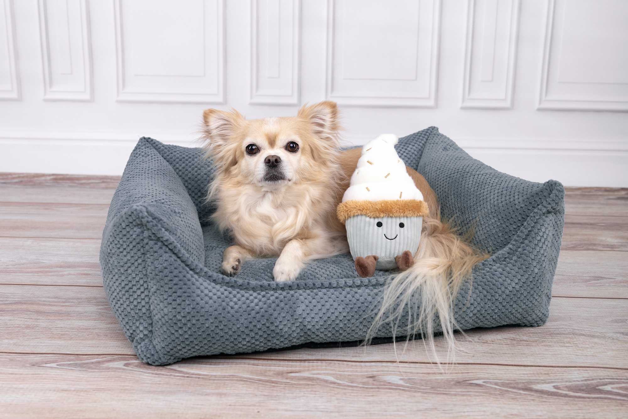 Flamingo Basket Reno Rectangle Light blue