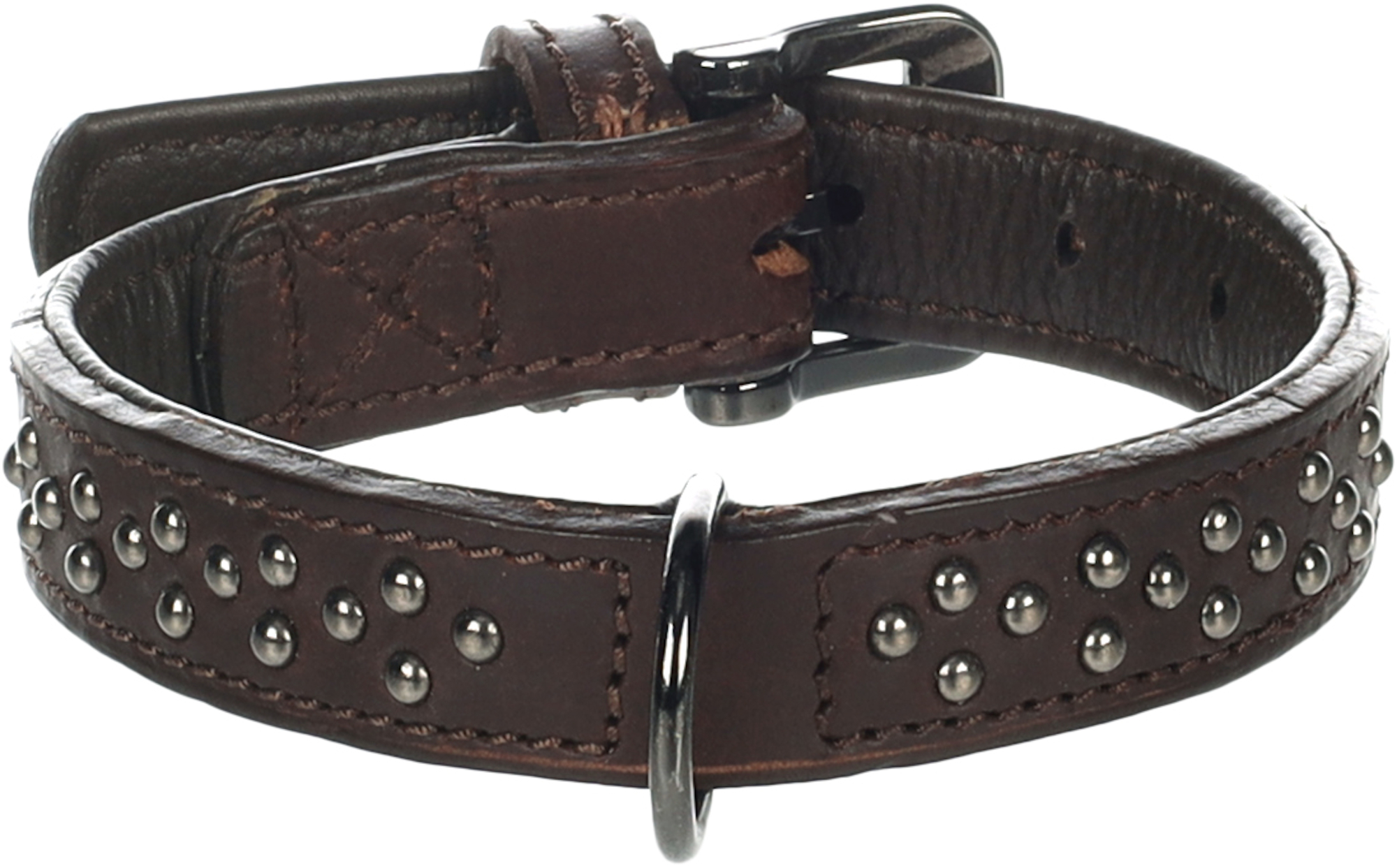 Flamingo Collar with studs Denver Brown