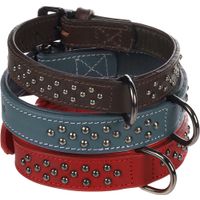 Flamingo Collar with studs Denver Brown