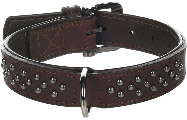 Flamingo Collar con clavos Denver Marrón