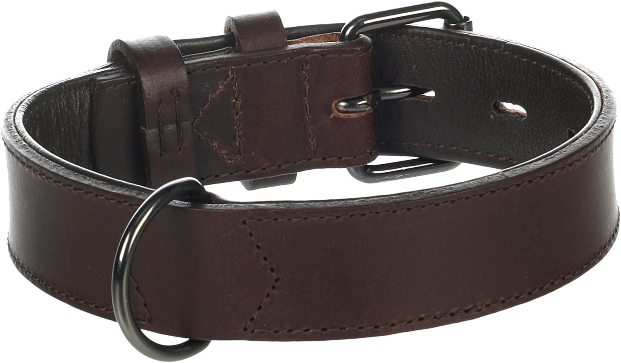 Flamingo Collar Padded Wide Denver Brown
