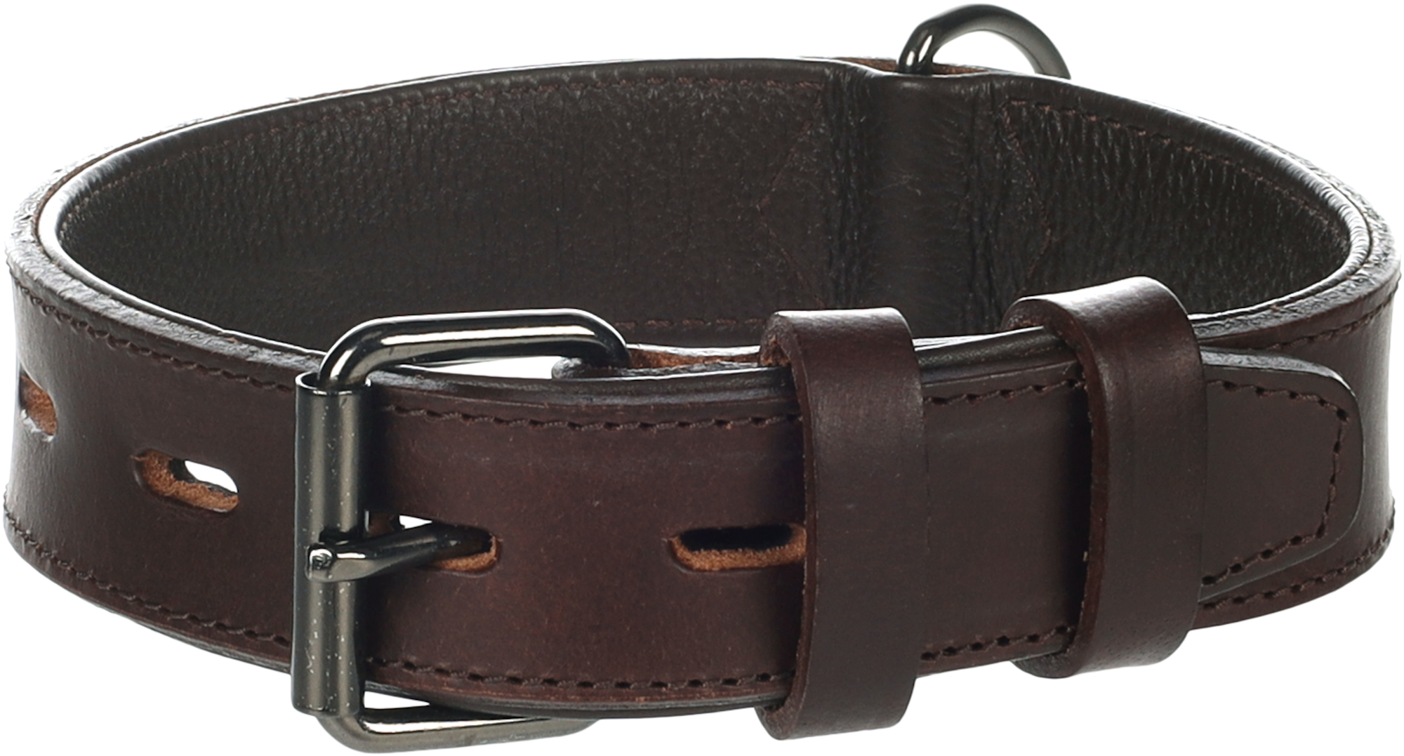 Flamingo Collar Padded Wide Denver Brown