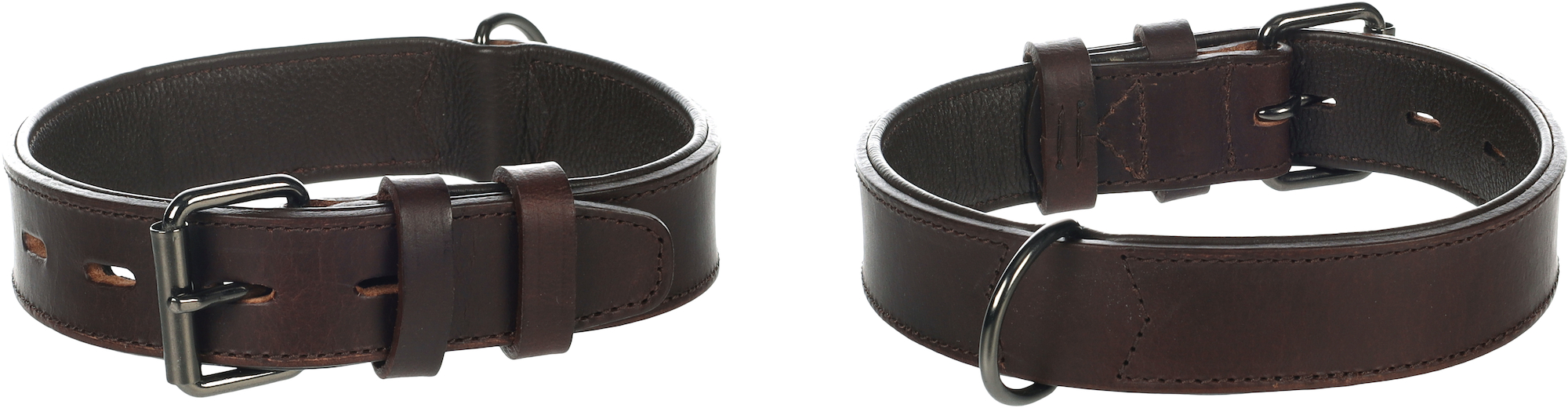 Flamingo Collar Padded Wide Denver Brown