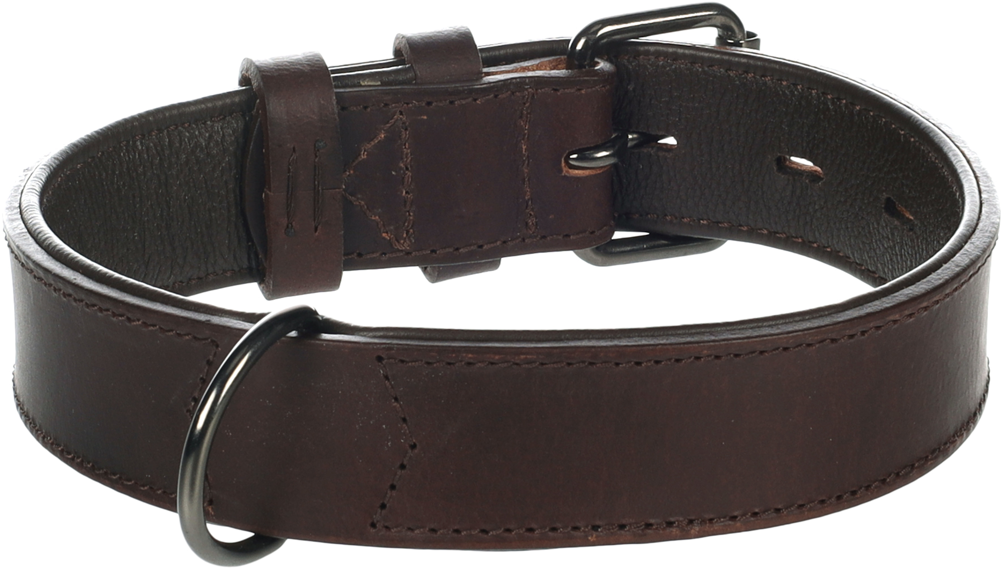 Flamingo Collar Padded Wide Denver Brown