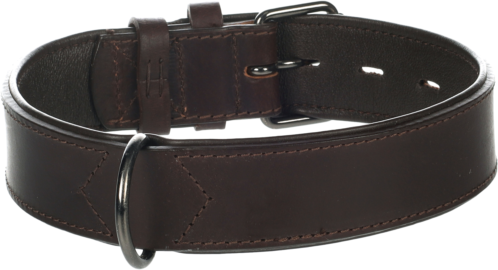 Flamingo Collar Padded Wide Denver Brown