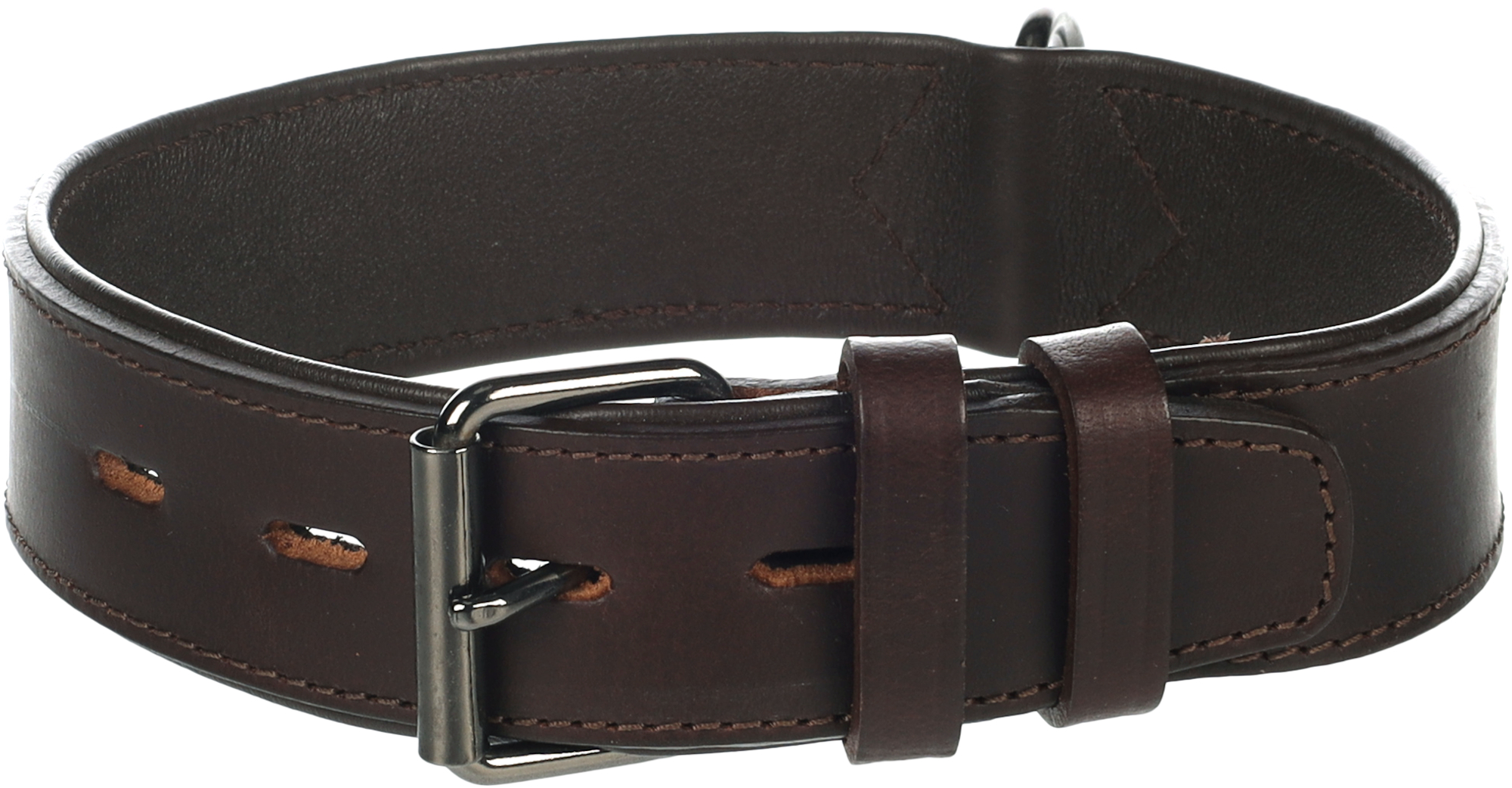 Flamingo Collar Padded Wide Denver Brown