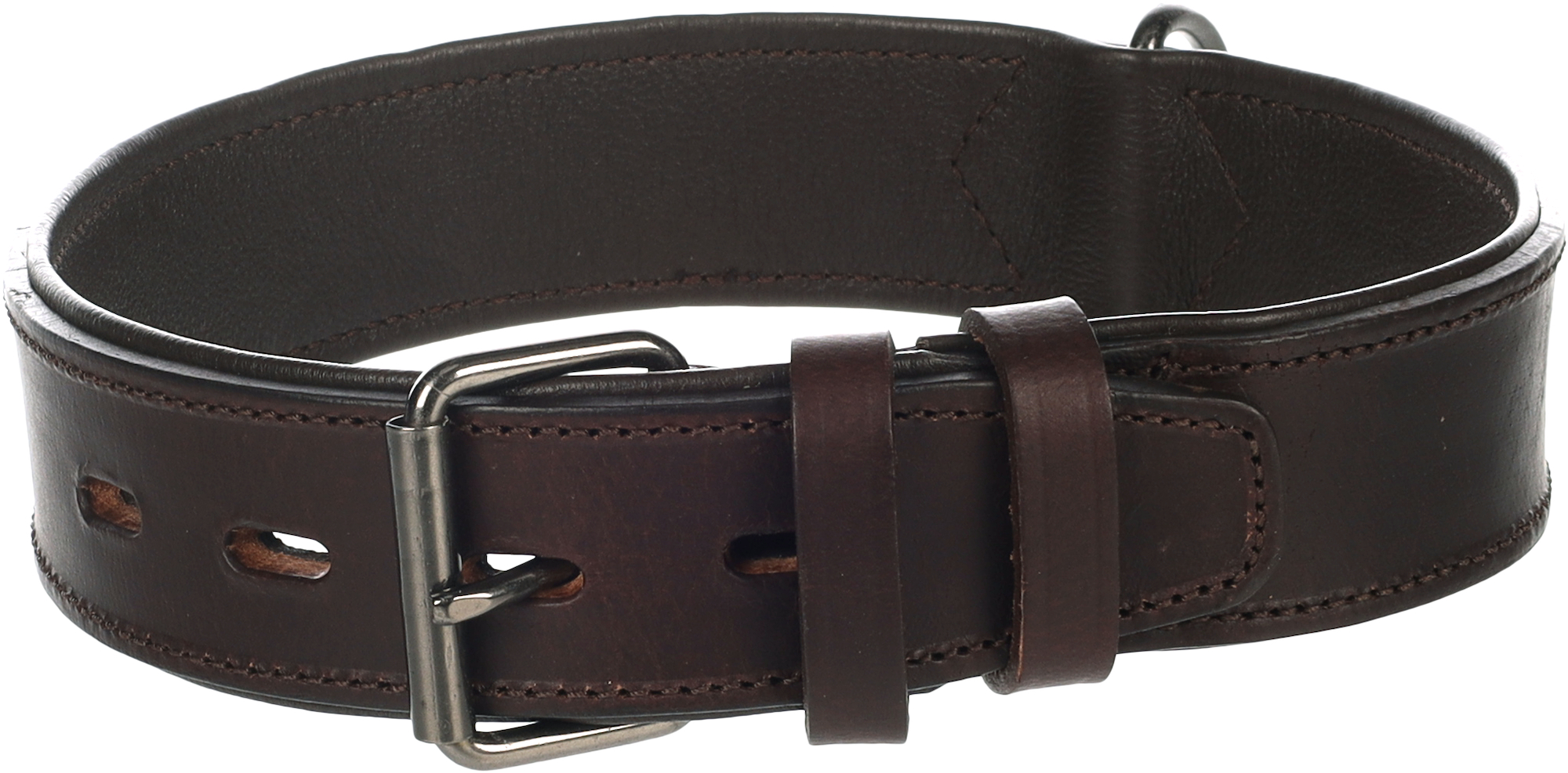 Flamingo Collar Padded Wide Denver Brown