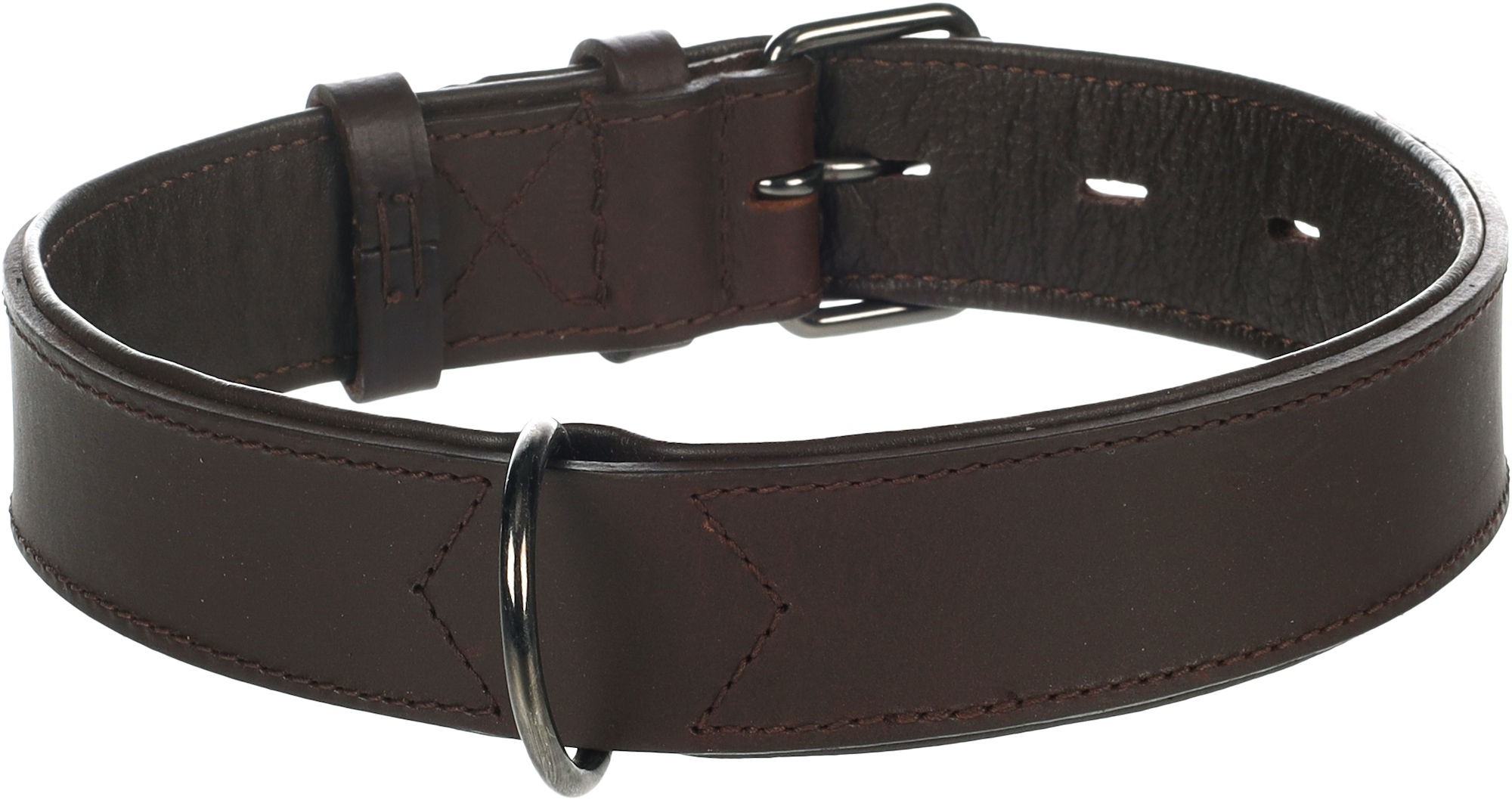 Flamingo Collar Padded Wide Denver Brown